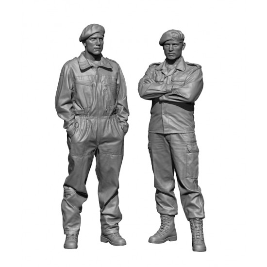 1/16 Modern Bundeswehr Panzer Crew (2 figures)