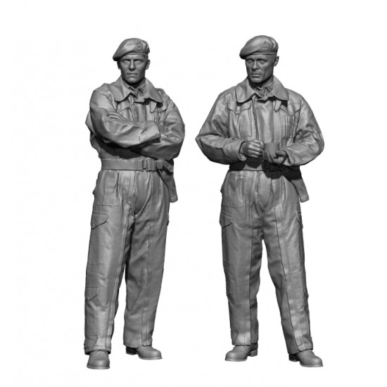 1/35 WWII British Tank Crew set (2 figures)