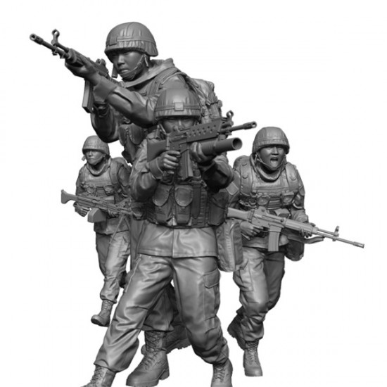 1/48 ROKMC Landing Infantry set (4 figures)