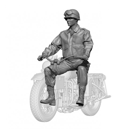 1/48 WWII US Para American Rider without Bike