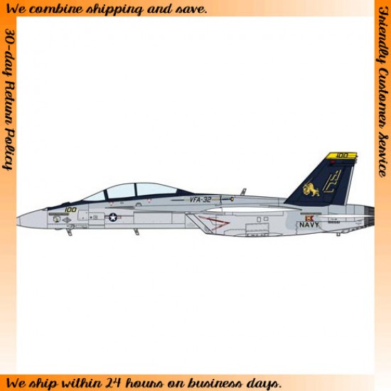 1/72 FA18F Super Hornet "VFA32 Swordsmen" Limited Edition