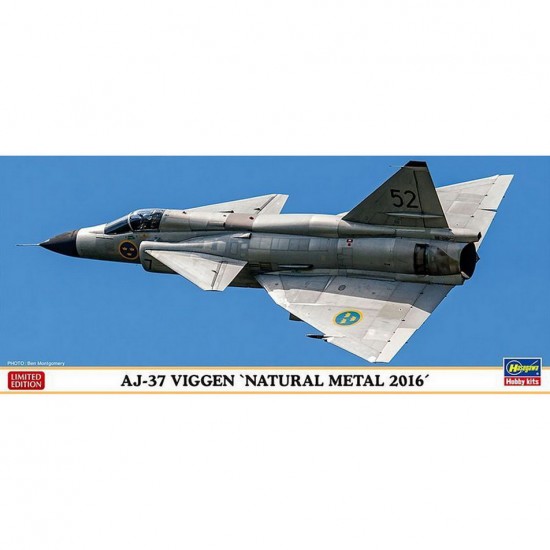 1/72 SAAB AJ-37 Viggen Natural Metal 2016