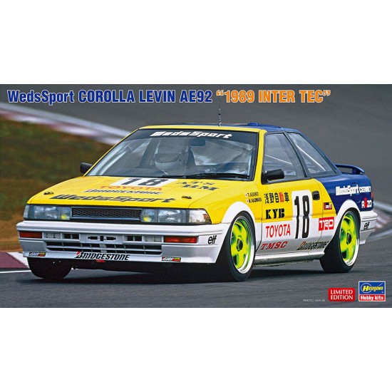 1/24 Wedssport Corolla Levin AE92 "1989 Inter Tec"