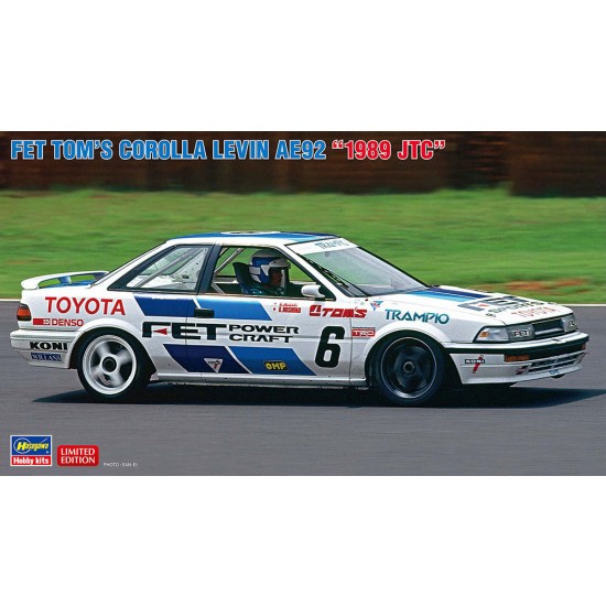 1/24 Fet Tom's Corolla Levin AE92 1989 JTC