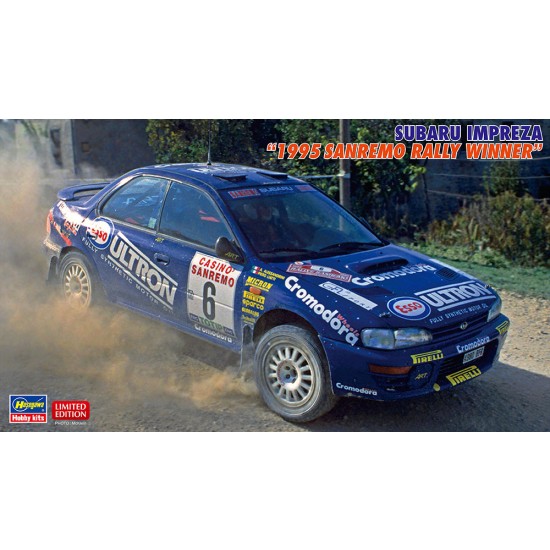 1/24 Subaru Impreza "1995 Sanremo Rally Winner"