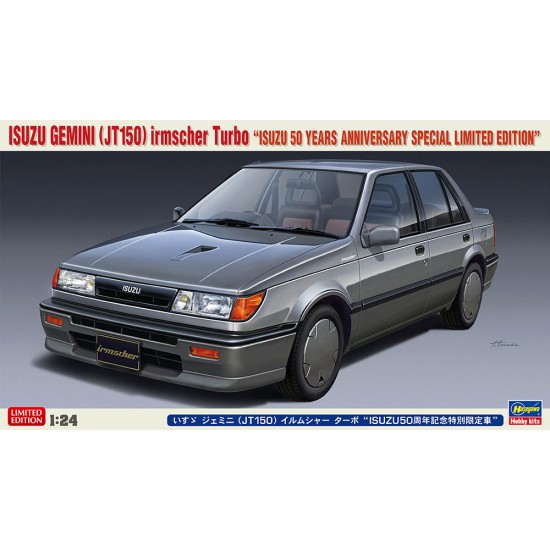 1/24 Isuzu Gemini (JT150) Irmscher Turbo "50 Years Anniversary Special Limited Edition"