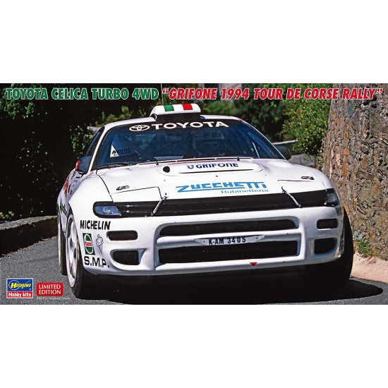 1/24 Toyota Celica Turbo 4WD ''Grifone 1994 Tour De Corse Rally'' - Japanese Rally Race Car