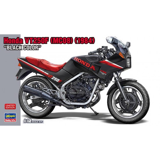 1/12 Honda VT250F (MC08) (1984) "BLACK COLOR" - Japanese Motorcycle