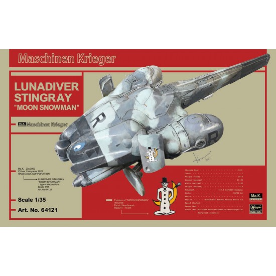 1/35 MaK Lunadiver Stingray Moon Snowman