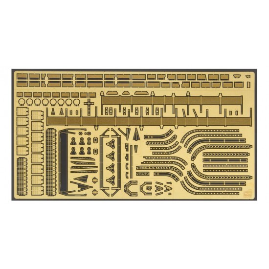 1/350 IJN Aircraft Carrier Akagi Detail Up Etching Parts Basic B