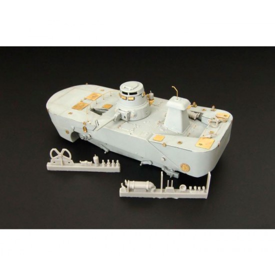 1/72 Type 2 Ka-Mi W-Floating Pontoon parts for Dragon kit