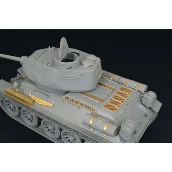 1/48 T-34-85 1944 Flattened Turret PE parts for Hobby Boss kit (84807)