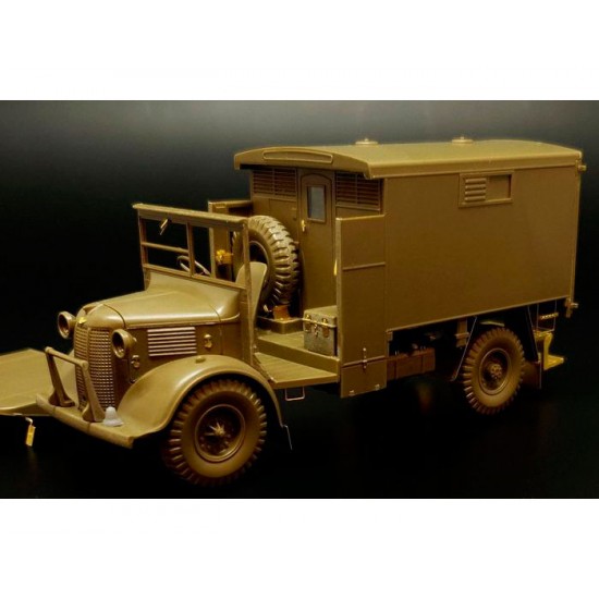 1/48 British Austin K2 2- Ton 4x2 Ambulance PE, Resin set for Tamiya kit