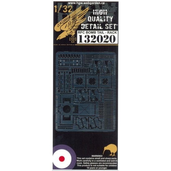 1/32 RFC Bomb Tail-Rack for Wingnut Wings kit