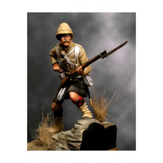 54mm Scale British Army Infantry Regiment Gordon Highlander, Sudan 1898