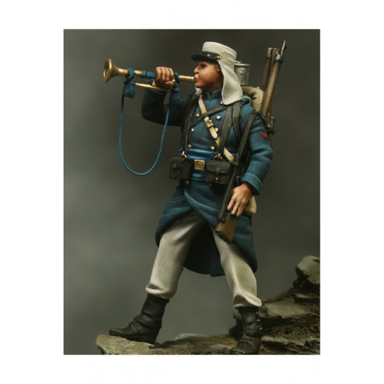 54mm Scale French Foreign Legion Bugler 1903 (metal figure)