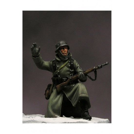 54mm Scale Corporal 250th Wehrmacht Spanish Infantry Division 1943 (metal figure)