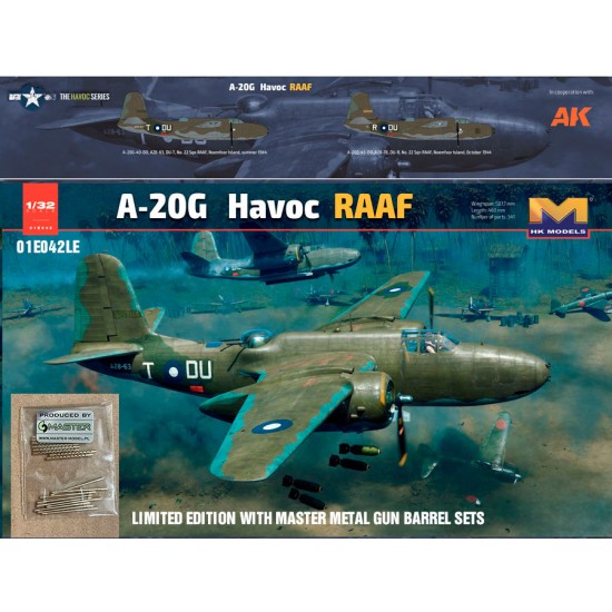 1/32 Douglas A-20G Havoc RAAF Kit with Metal Gun Barrel [Limited Edition]