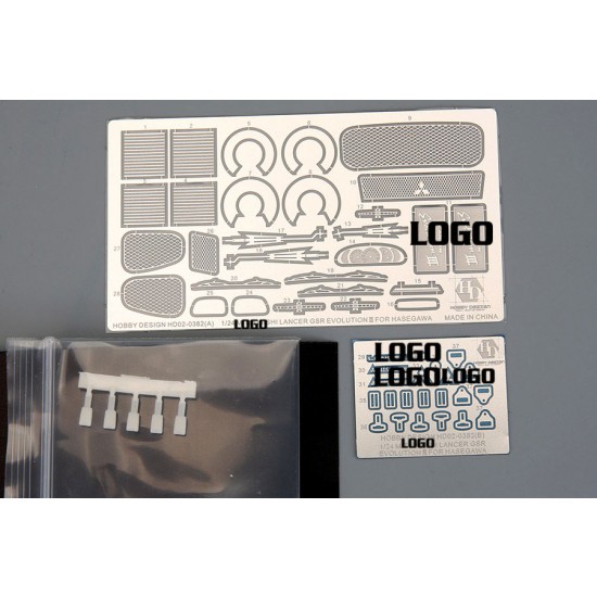 1/24 Mitsubishi Lancer GSR Evolution III Detail Set for Hasegawa kit #20350