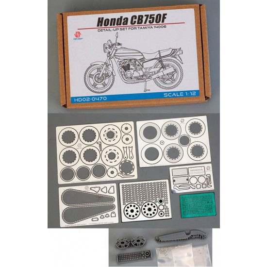 1/12 Honda CB750F Detail-up Set for Tamiya kit #14006