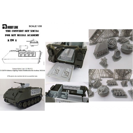 1/35 XM734 Conversion Set for Academy M113A1 kit