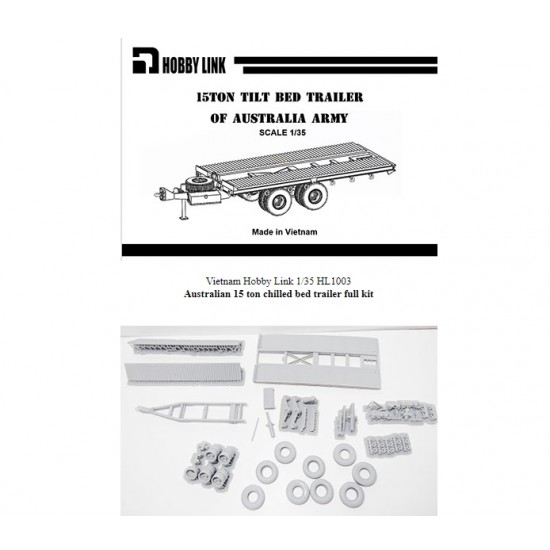 1/35 Australian Army 15 ton Tilt Bed Trailer Full Resin kit