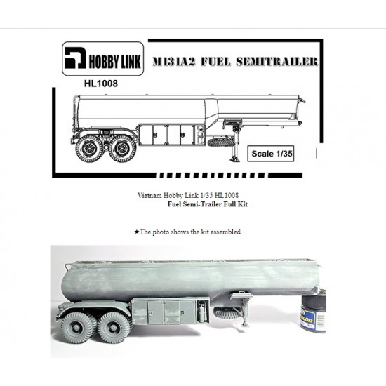 1/35 US M131A2 Fuel Semi-Trailer Full Resin kit