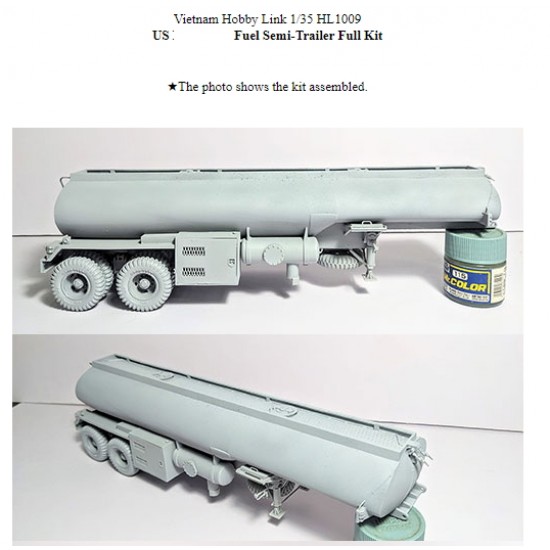 1/35 US M131A5C Fuel Semi-Trailer Full Resin kit