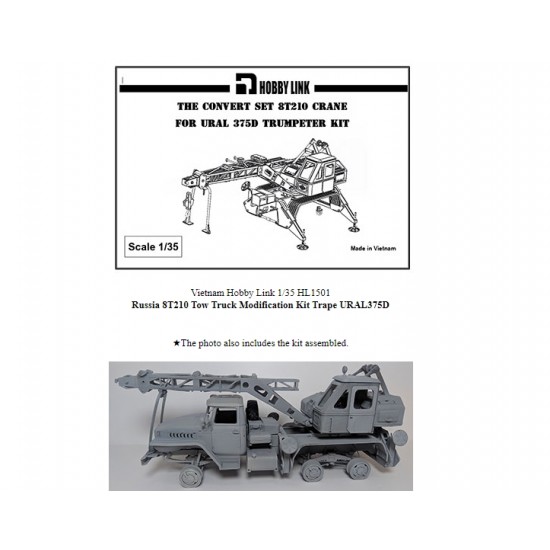 1/35 Ural 375D 8T210 Crane Conversion Set for Trumpeter kit