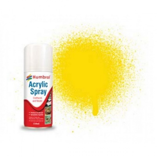 Acrylic Spray Paint - No.69 Yellow (150ml)