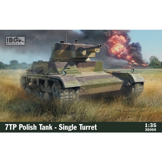 1/35 7TP Polish Tank Single Turret