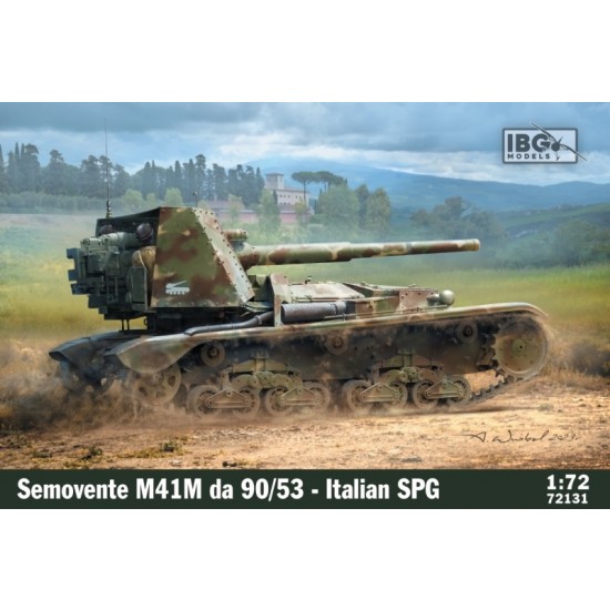 1/72 Italian Self-propelled Gun Semovente M41M da 90/53