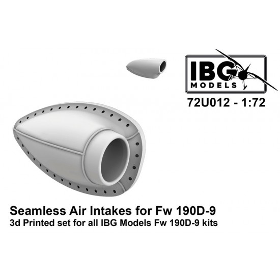 1/72 Fw 190D-9 Seamless Air Intakes for IBG Models