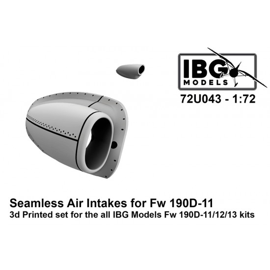 1/72 Fw 190D-11/12/13 Seamless Air Intakes