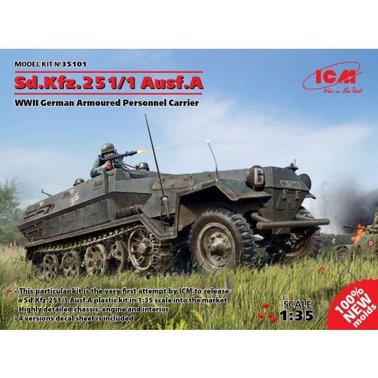 1/35 German SdKfz.251/1 Ausf.A Armoured Personnel Carrier