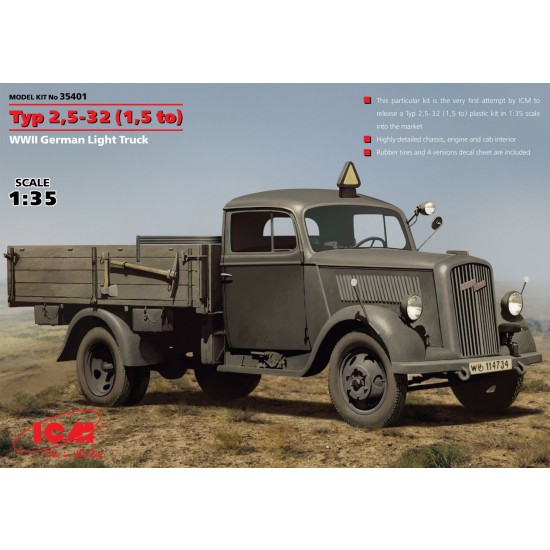 1/35 WWII German Opel Blitz Light Utility Cargo Truck Typ 2.5-32 (1.5ton)