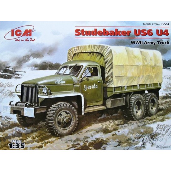 1/35 WWII Army Truck Studebaker US6 U4