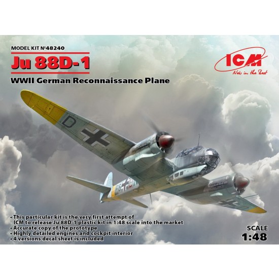 1/48 WWII German Reconnaissance Plane Junkers Ju 88D-1