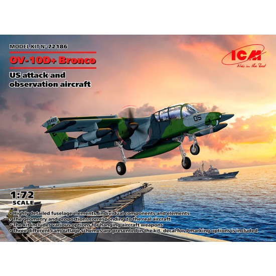 1/72 US OV-10D+ Bronco Attack and Observation Aircraft