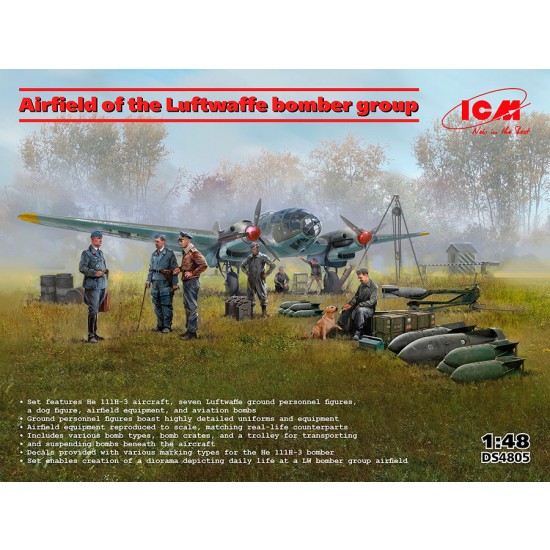 1/35 He 111H-3 Airfield of the Luftwaffe Bomber Group