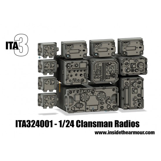 1/24 British Military Vehicle Clansman Radios 1970s-2000s