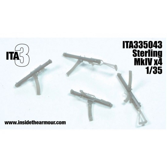 1/35 British Cold War Stirling Mk.4 SMG (4pcs)