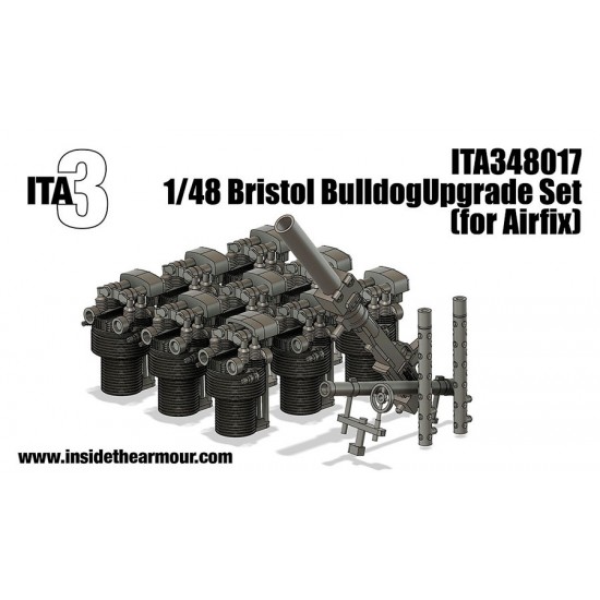 1/48 Bristol Bulldog Exterior Upgrade set for Airfix kits