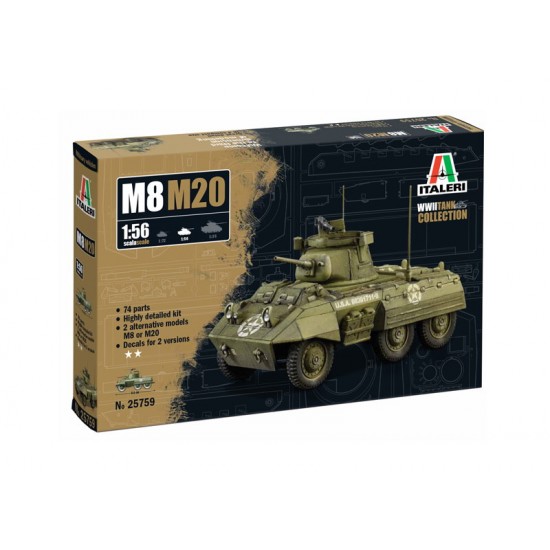 1/56 M8/M20 Greyhound Armoured Car