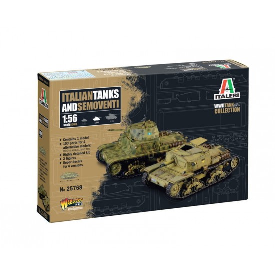 1/56 Italians Tanks & Semoventi Self-propelled Gun