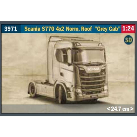 1/24 Scania S770 4x2 Norm Roof ''Grey Cab''