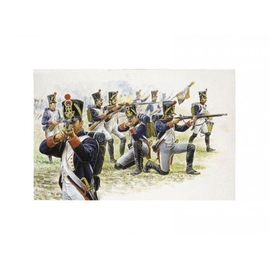 1/72 French Line Infantry in Napoleonic Wars 1815 (50 Figures)