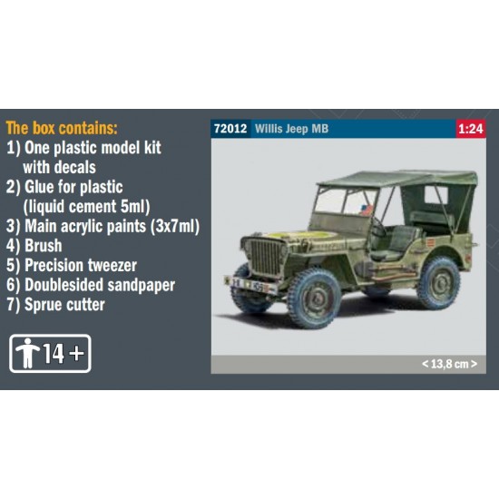 1/24 Willis Jeep MB