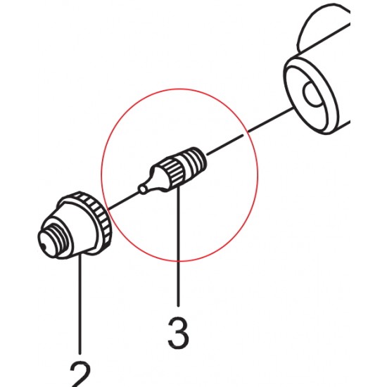 0.35mm Nozzle for SP.GP35 Sparmax Tigger Side Feed Airbush