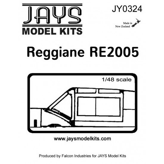 1/48 Reggiane RE.2005 Vacuum Form Canopy